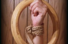 shibari wood ring