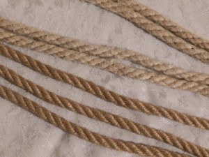 Comparison of Knot Knormal Jute rope and Hemp rope